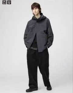 UNIQLO U コーデュロイユーティリティパンツ　XS ブラック