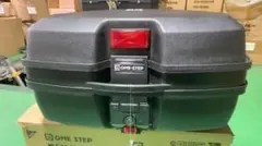 中古美品　ABSバイク用リアボックス 45L 黒 トップケース 2336