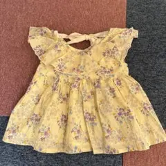 プティマイン 花柄フリルチュニック