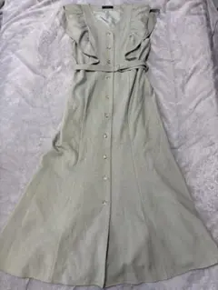 Swingle ラッフルスリーブワンピース　ペパーミント　M