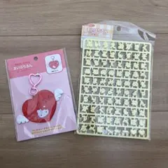 【再値下げ】まいぱちるん キティちゃん ハローキティ ハート型キーホルダー 新品