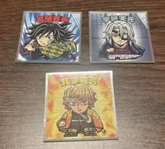 【限定コラボ】鬼滅の刃 無限城編 善逸＆宇髄＆富岡ビックリマンシール 3枚セット