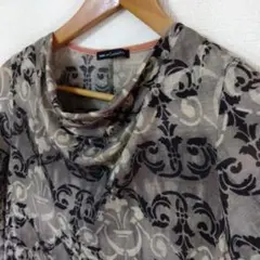 カシェット、ドレープ衿のWOOL75のチュニックM新品未使用