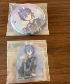 ボカロ KAITO グッスマくじ2026アクアリウム F賞缶バッジ&ステッカー