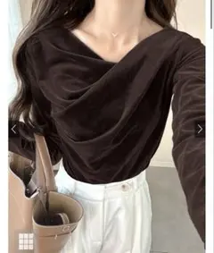 【️新品】ベロアトップス