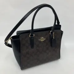 K*g様 COACH ロゴ入りトートバッグ ショルダー ブラウン/ブラック