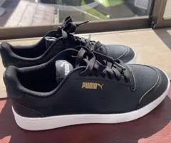 【美品】PUMA シャッフルパーフ　ブラック スニーカー26.5センチ