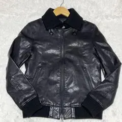 ドンキーカラー WASHED レザージャケット　NANO・universe