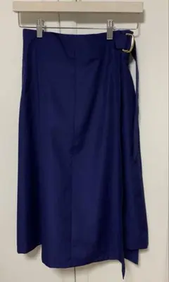 【新品】NOBLE ノーブル ラップスカート SIZE M 38 ネイビーのサムネイル