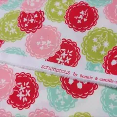 ■USAコットン＊ bonnie & camille＊moda＊ドイリー柄