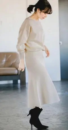 ‼️最終値下げ‼️【新品】apart by lowrys ☆ ニットセットアップ