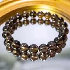 スモーキークォーツ　ブレスレット　9.5mm ◆天然石◆パワーストーン◆
