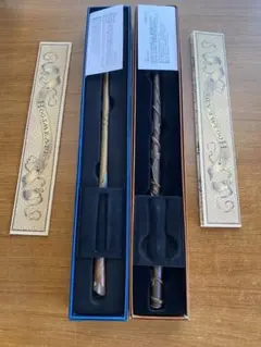 ハリーポッター　杖セット　ハーマイオニー&ニュート　公式品