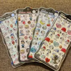 【新品未開封】サンスター文具 スヌーピー ボンボンドロップシール 全4種コンプのサムネイル