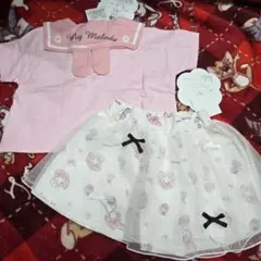 マイメロディ Tシャツ スカート セット 90