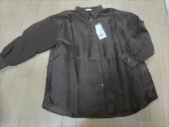 (新品ハニーズ)シアーシャツ　ブラウン