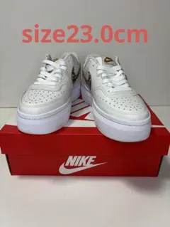 NIKEナイキコート ビジョン アルタ 厚底ヒョウ柄