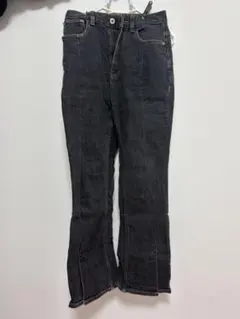 Heather フレアデニム S ダークグレー