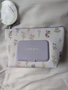 seeppo 花柄ポーチ シートケース付き