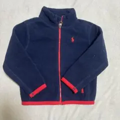 POLO ネイビー フリースジャケット 2T