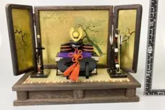 兜飾り　五月人形　端午の節句　ミニタイプ　高さ18.5㎝✖️幅24㎝