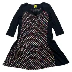 Paul Smith ポールスミス カラー ドット柄 フリルミニ ワンピース