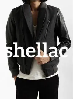 【レア希少】shellacホースレザーデザインジャケ 5351 トルネードマートのサムネイル
