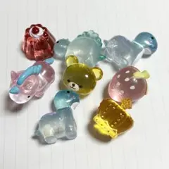 ハンドメイド　クリアパーツ