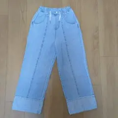 ALGY ライトブルー デニムパンツ 140のサムネイル