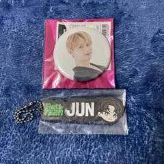 SEVENTEEN セブチ ジュン 缶バッジ ラバーストラップ