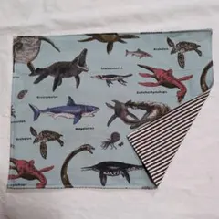 海竜柄(グリーン)のランチョンマット