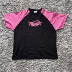 AttitudeMakesStyle! 半袖Tシャツブラックピンク　SPINNSのサムネイル