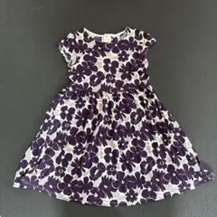 BeBe 花柄 半袖ワンピース 140