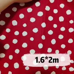 ドット柄生地