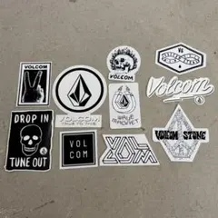 volcom 非売品ステッカー大き目10枚 セット①【新品、未使用】のサムネイル