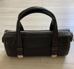 MICHAEL KORS 黒 レザー ハンドバッグ ジッパー付き