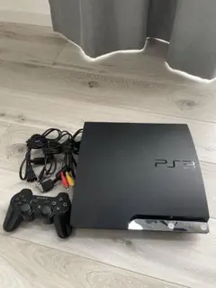 ジ*ボ様 PS3 本体 コントローラー ケーブル付き ブラック