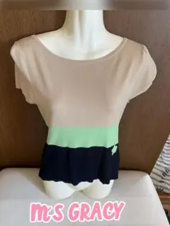 パフスリーブニットトップス