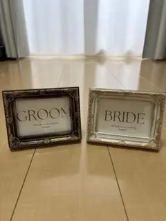 ウェディング　受付　GROOM & BRIDE