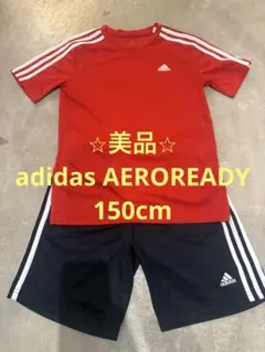 ⭐︎美品⭐︎ adidas AEROREADY ハーフパンツ　Tシャツセット　150のサムネイル