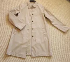 UNIQLO ベージュ　ステンカラーコート Mサイズ　ブロックテック　未使用品