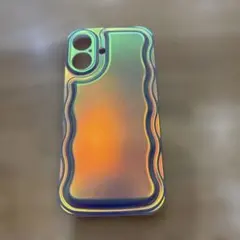 オーロラ波形デザイン iPhone 16ケース