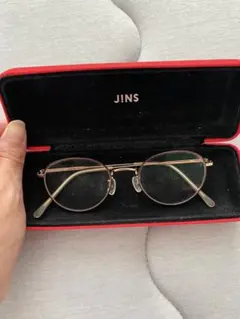 JINS クリアブラウン メガネ