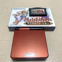 ゲームボーイアドバンスsp ジャンゴーレッド&ブラック本体　限定品　+ソフト2点