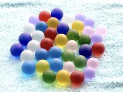 シーグラス ビー玉 シー玉 40個 人工研磨