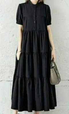 新品 未使用 ワンピース ロングワンピース 半袖 Mサイズ