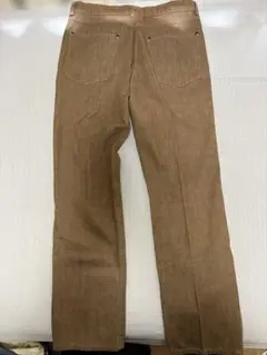 ブラウン ストレート チノパン
