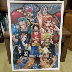 ワンピース ジグソーパズル フレーム付き　完成品