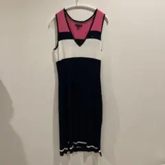 TOMMY HILFIGER ノースリーブニットワンピース
