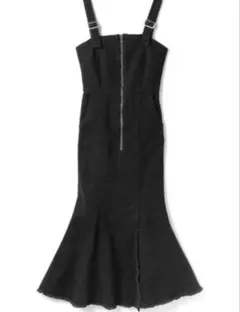 GRL グレイル フリンジマーメイドジャンパースカート gm534